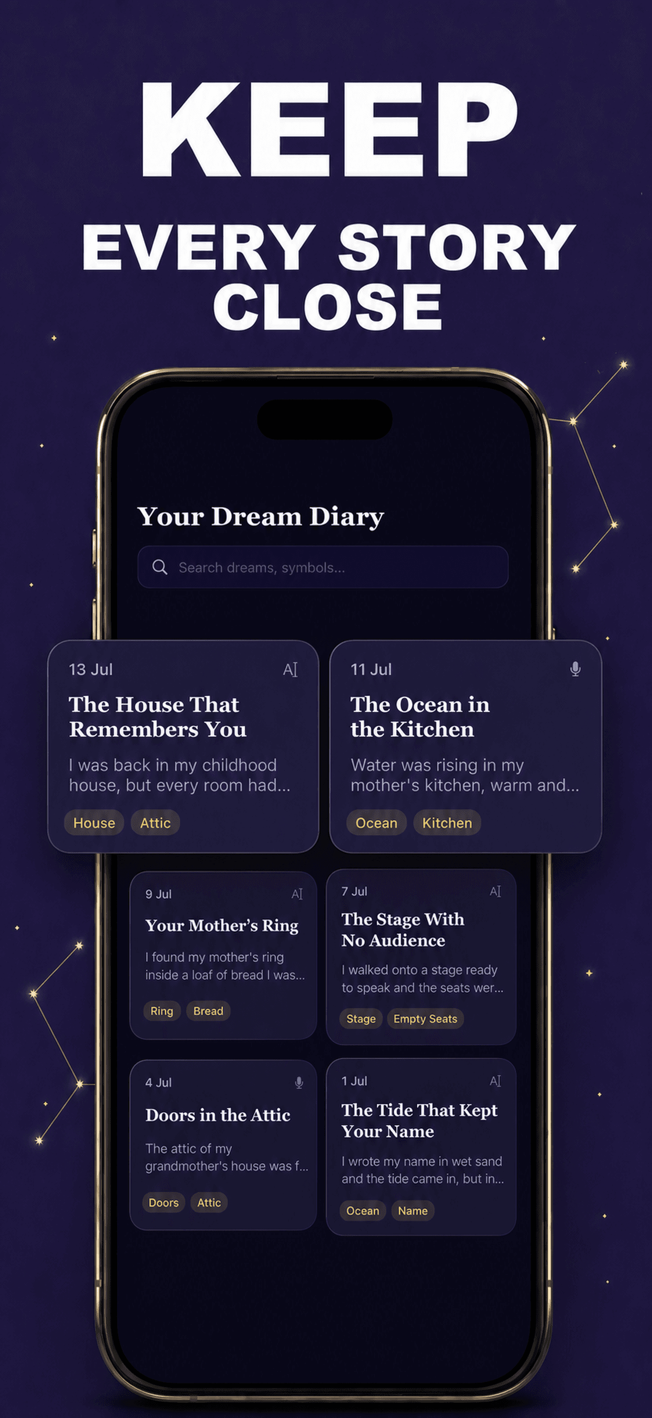 Searchable Dream Diary